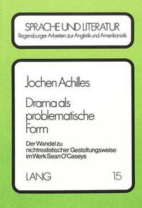 Book Cover for Drama Als Problematische Form by Jochen Achilles