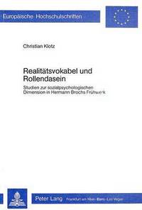 Book Cover for Realitatsvokabel Und Rollendasein by Christian Klotz