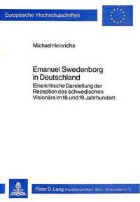 Book Cover for Emanuel Swedenborg in Deutschland by Michael Heinrichs