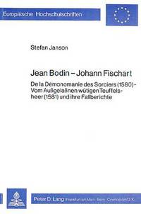 Book Cover for Jean Bodin - Johann Fischart by Stefan Janson