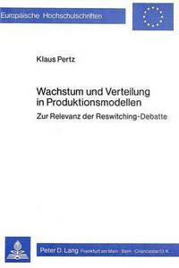 Book Cover for Wachstum Und Verteilung in Produktionsmodellen by Klaus Pertz