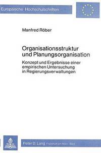 Book Cover for Organisationsstruktur Und Planungsorganisation by Manfred Röber