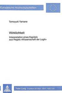 Book Cover for Wirklichkeit by Tomoyuki Yamane