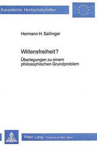Book Cover for Willensfreiheit? by Hermann H Sallinger