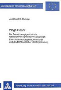 Book Cover for Wege Zuruck by Johannes Pankau
