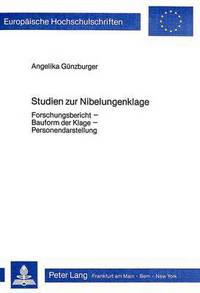 Book Cover for Studien Zur Nibelungenklage by Angelika Günzburger