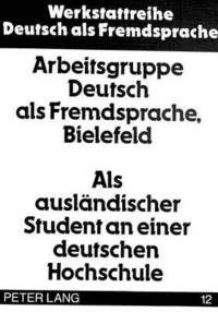 Book Cover for Als Auslandischer Student an Einer Deutschen Hochschule by 