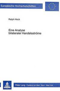 Book Cover for Eine Analyse Bilateraler Handelsstrome by Ralph Heck
