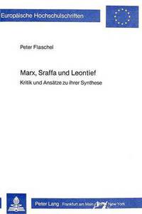 Book Cover for Marx, Sraffa Und Leontief by Peter Flaschel