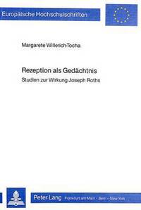 Book Cover for Rezeption Als Gedachtnis by Margarete WillerichTocha