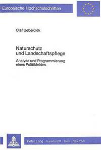 Book Cover for Naturschutz Und Landschaftspflege by Olaf Ueberdiek