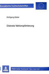 Book Cover for Diskrete Vektoroptimierung by Wolfgang Geber