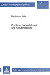 Book Cover for Probleme Der Verteilungs- Und Armutsmessung by Karsten Kleist von