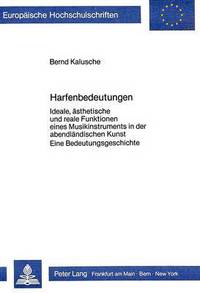 Book Cover for Harfenbedeutungen by Bernd Kalusche