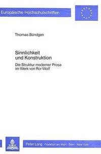 Book Cover for Sinnlichkeit Und Konstruktion by Thomas Buendgen