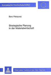 Book Cover for Strategische Planung in Der Materialwirtschaft by Berc Pekayvaz