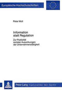 Book Cover for Information Statt Regulation by Peter Moll