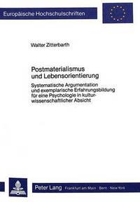 Book Cover for Postmaterialismus Und Lebensorientierung by Walter Zitterbarth