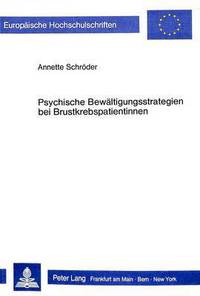 Book Cover for Psychische Bewaeltigungsstrategien Bei Brustkrebspatientinnen by Annette Schroeder