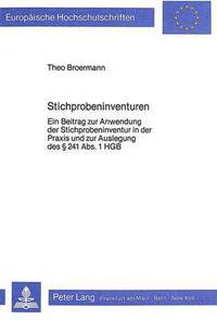 Book Cover for Stichprobeninventuren by Theo Broermann