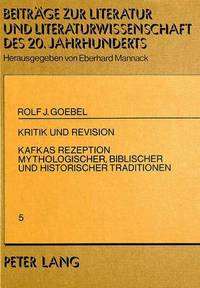 Book Cover for Kritik Und Revision by Rolf J Goebel