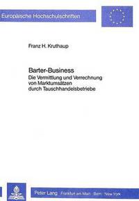 Book Cover for Barter-Business by Franz H Kruthaup