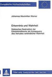 Book Cover for Erkenntnis Und Wahrheit by Johannes Maximilian Werner