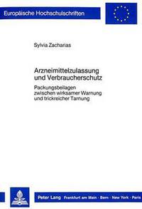 Book Cover for Arzneimittelzulassung Und Verbraucherschutz by Sylvia Zacharias