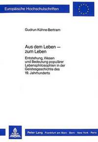 Book Cover for Aus Dem Leben - Zum Leben by Gudrun KühneBertram
