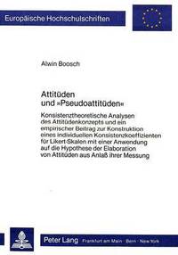 Book Cover for Attituden Und «Pseudoattituden>> by Alwin Boosch