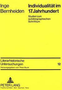 Book Cover for Individualitaet Im 17. Jahrhundert by Inge Bernheiden