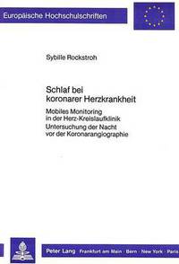Book Cover for Schlaf Bei Koronarer Herzkrankheit by Sybille Rockstroh