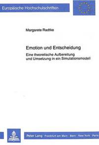 Book Cover for Emotion Und Entscheidung by Margarete Radtke