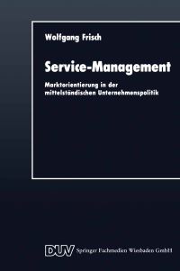 Book Cover for Service-Management by Wolfgang Frisch