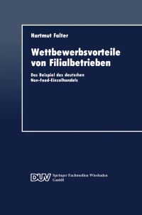 Book Cover for Wettbewerbsvorteile Von Filialbetrieben by Hartmut Falter