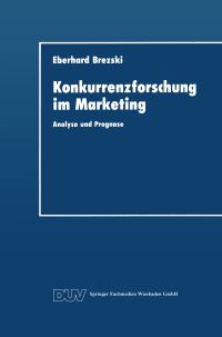Book Cover for Konkurrenzforschung Im Marketing by Eberhard Brezski
