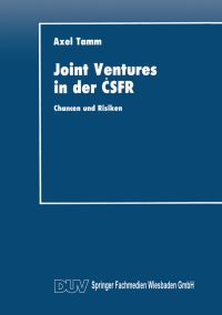 Book Cover for Joint Ventures in Der CSFR by Axel Tamm