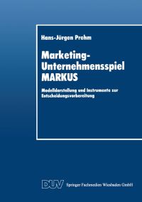 Book Cover for Marketing-Unternehmensspiel MARKUS by HansJürgen Prehm