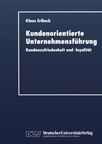 Book Cover for Kundenorientierte Unternehmensführung by Klaus Erlbeck