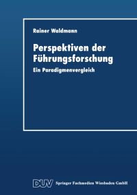 Book Cover for Perspektiven Der Führungsforschung by Rainer Waldmann