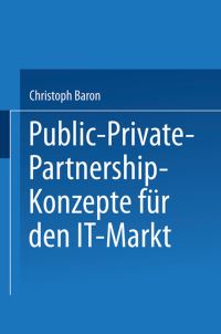 Book Cover for Public-Private-Partnership-Konzepte Für Den IT-Markt by Christoph Baron