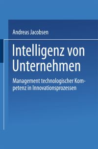Book Cover for Intelligenz Von Unternehmen by Andreas Jacobsen