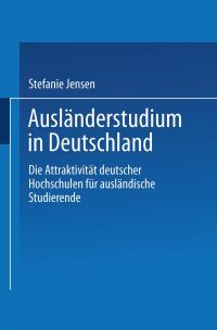 Book Cover for Ausländerstudium in Deutschland by Stefanie Jensen