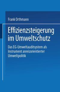Book Cover for Effizienzsteigerung Im Umweltschutz by Frank Orthmann