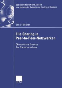 Book Cover for File Sharing in Peer-to-Peer-Netzwerken by Jan Becker