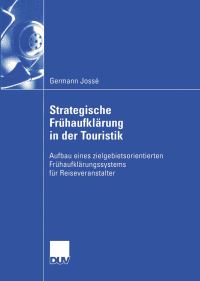Book Cover for Strategische Frühaufklärung in Der Touristik by Germann Jossé