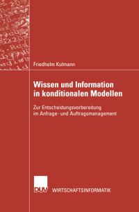Book Cover for Wissen Und Information in Konditionalen Modellen by Friedhelm Kulmann