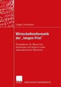 Book Cover for Wirtschaftsinformatik Der „Langen Frist