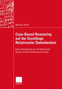 Book Cover for Case-Based Reasoning Auf Der Grundlage Relationaler Datenbanken by Markus Pfuhl