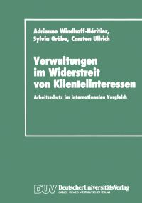 Book Cover for Verwaltungen Im Widerstreit Von Klientelinteressen by Adrienne WindhoffHéritier